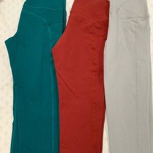 BuffBunny Lot of 3 Leggings Large